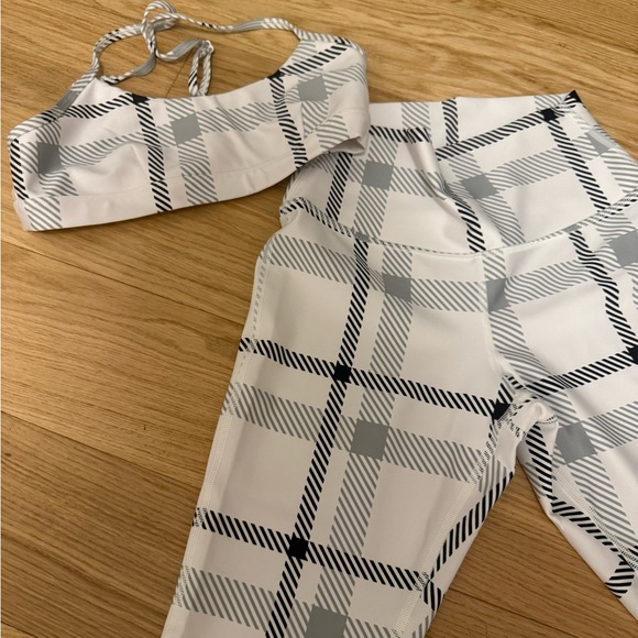 Airlift Plaid Bra and Leggings - Picture 3 of 4